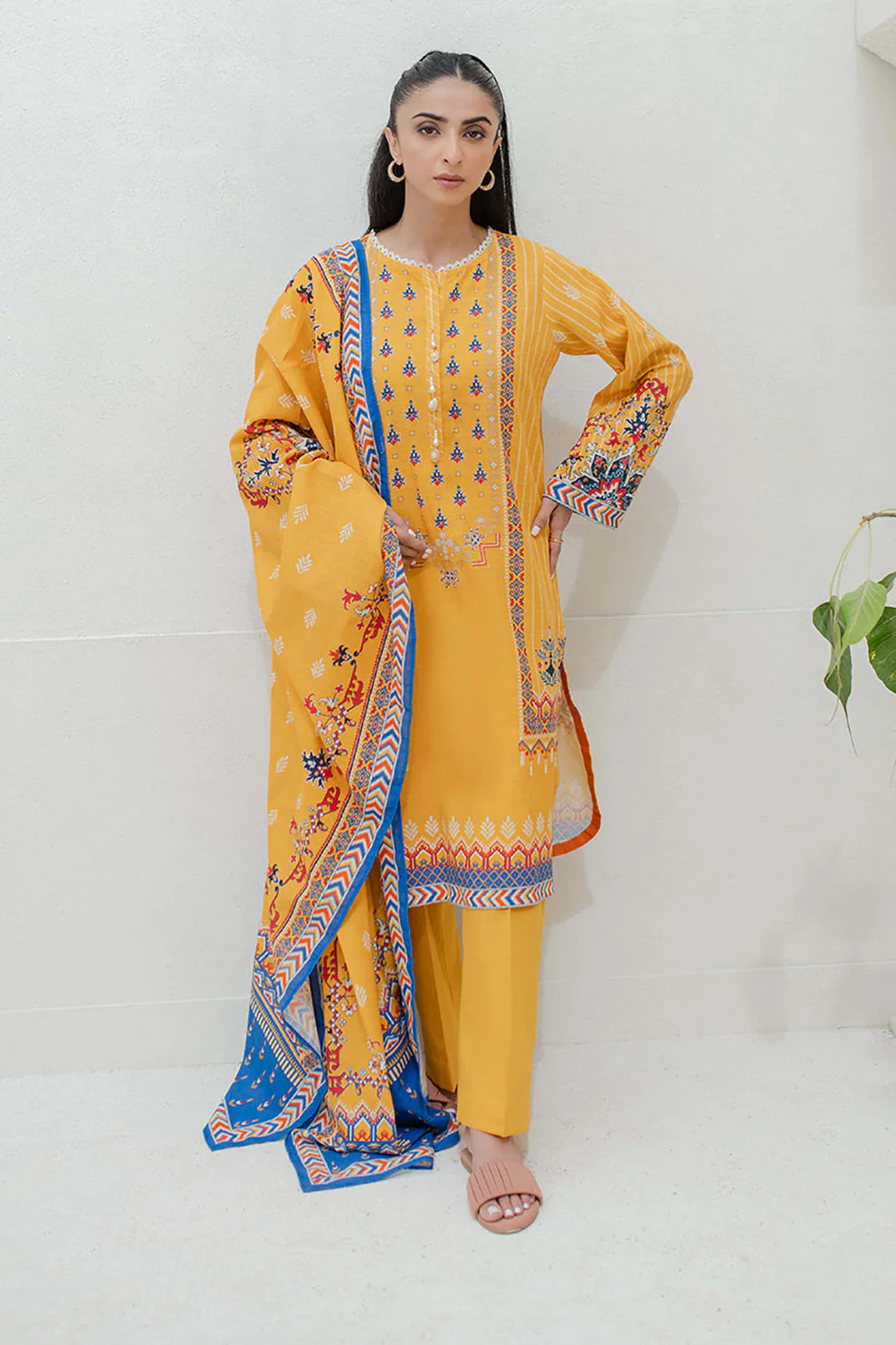 Zellbury Khaddar Collection 3Pc 100% Original Stock 000846