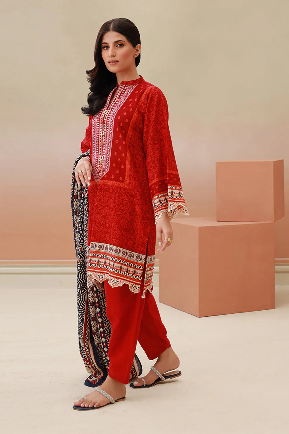 Zellbury Khaddar Collection 3Pc 100% Original Stock 000853