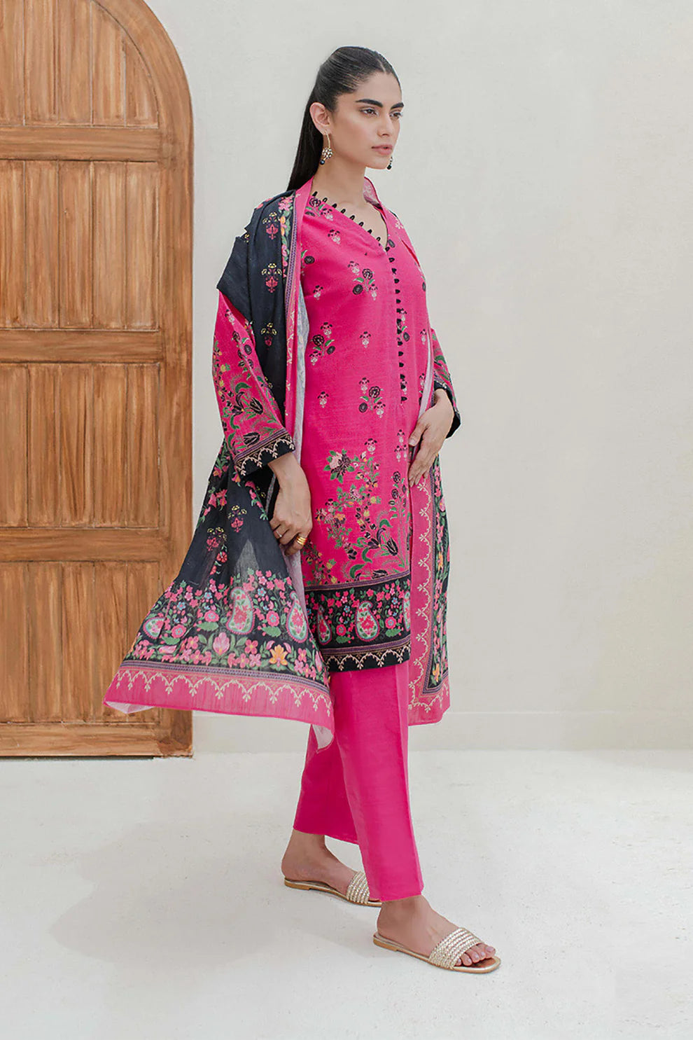 Zellbury Khaddar Collection 3Pc 100% Original Stock 000854