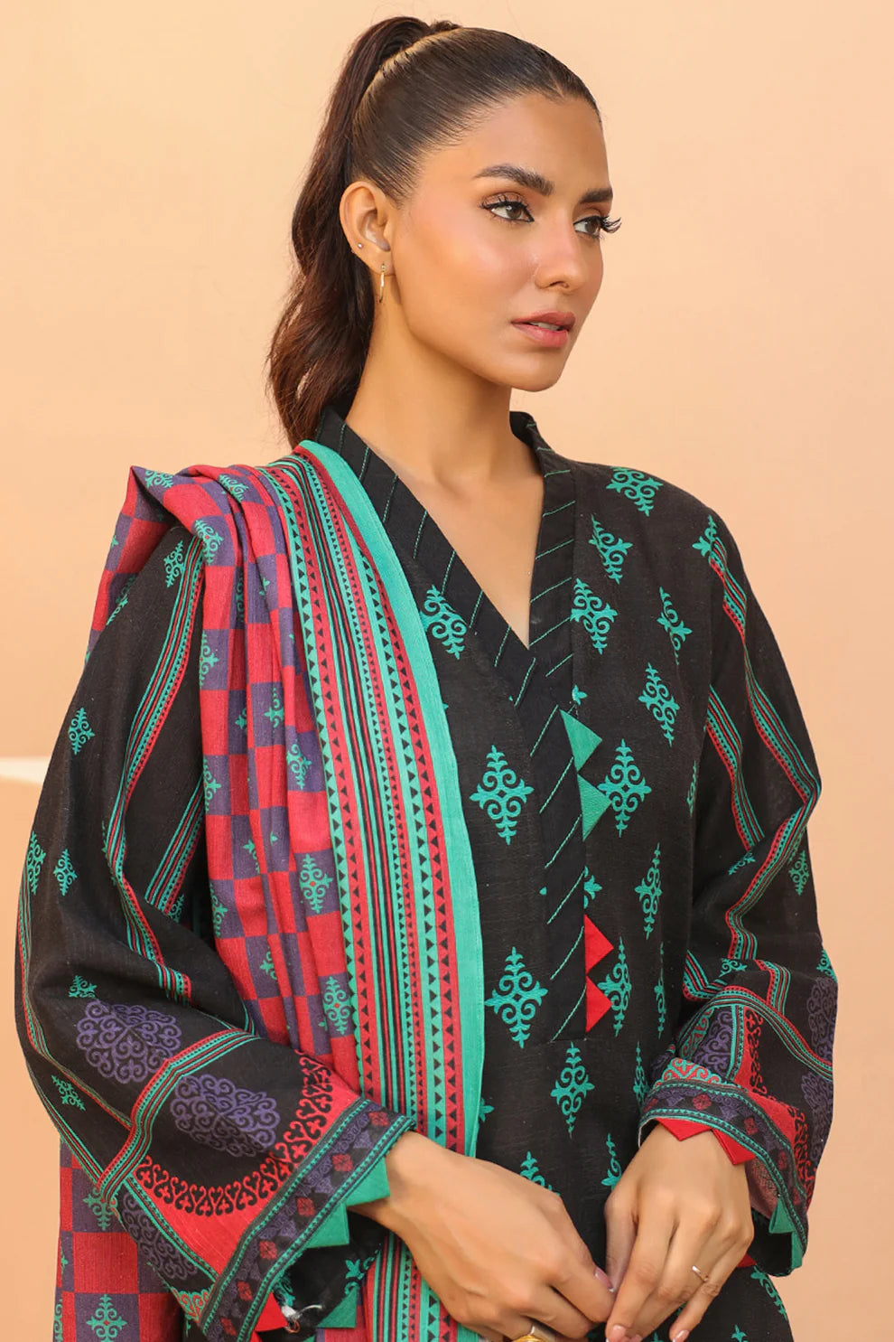 Zellbury Khaddar Collection 3Pc 100% Original Stock 000861