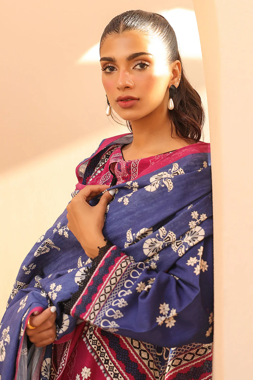 Zellbury Khaddar Collection 3Pc 100% Original Stock 000862