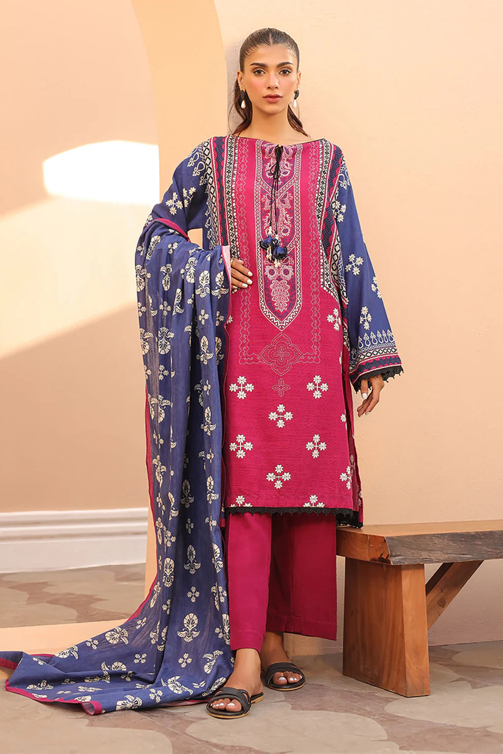 Zellbury Khaddar Collection 3Pc 100% Original Stock 000862