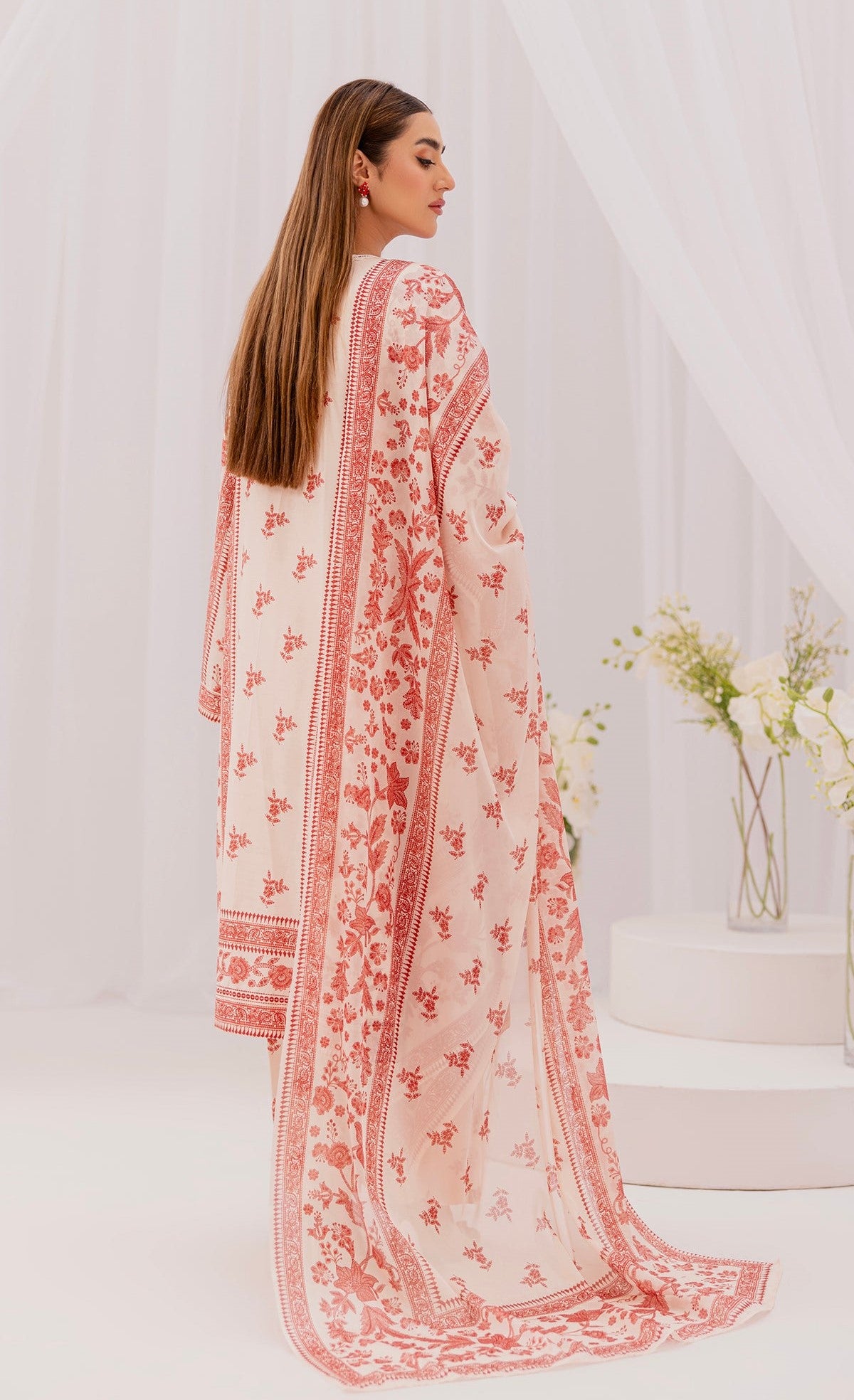 AZMIN CASUAL EMBROIDERED Unstitched Lawn 3 Pcs