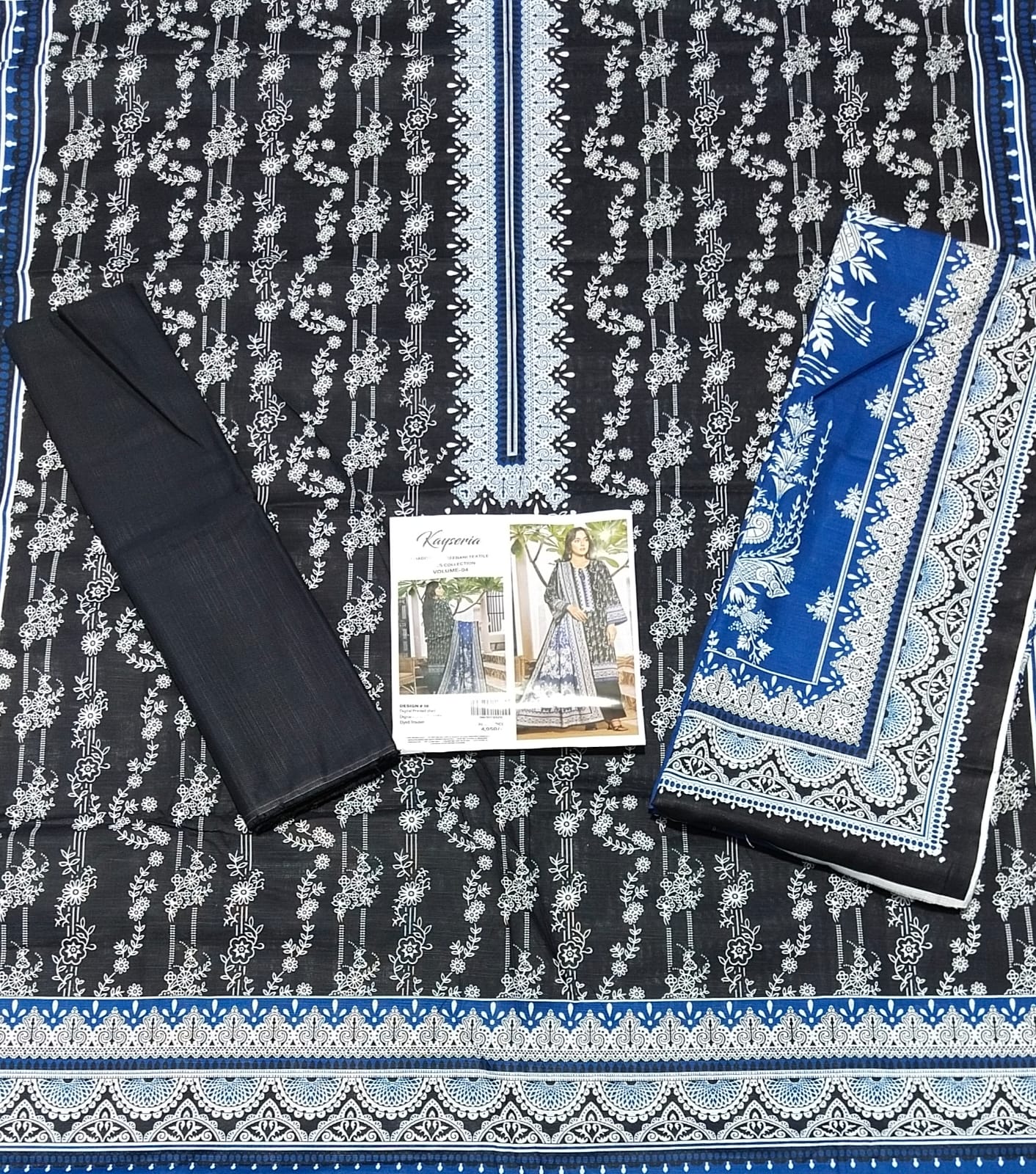 Kayseria Khaddar Unstitched 3 Piece Printed KHD02