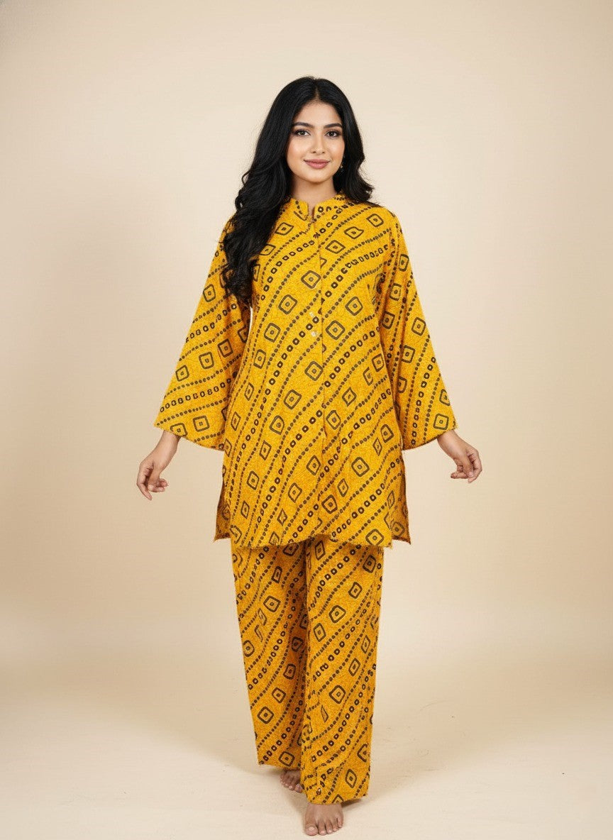 Premium Khaddar Cord-Set 7 Shirt Trouser Ethnic Style