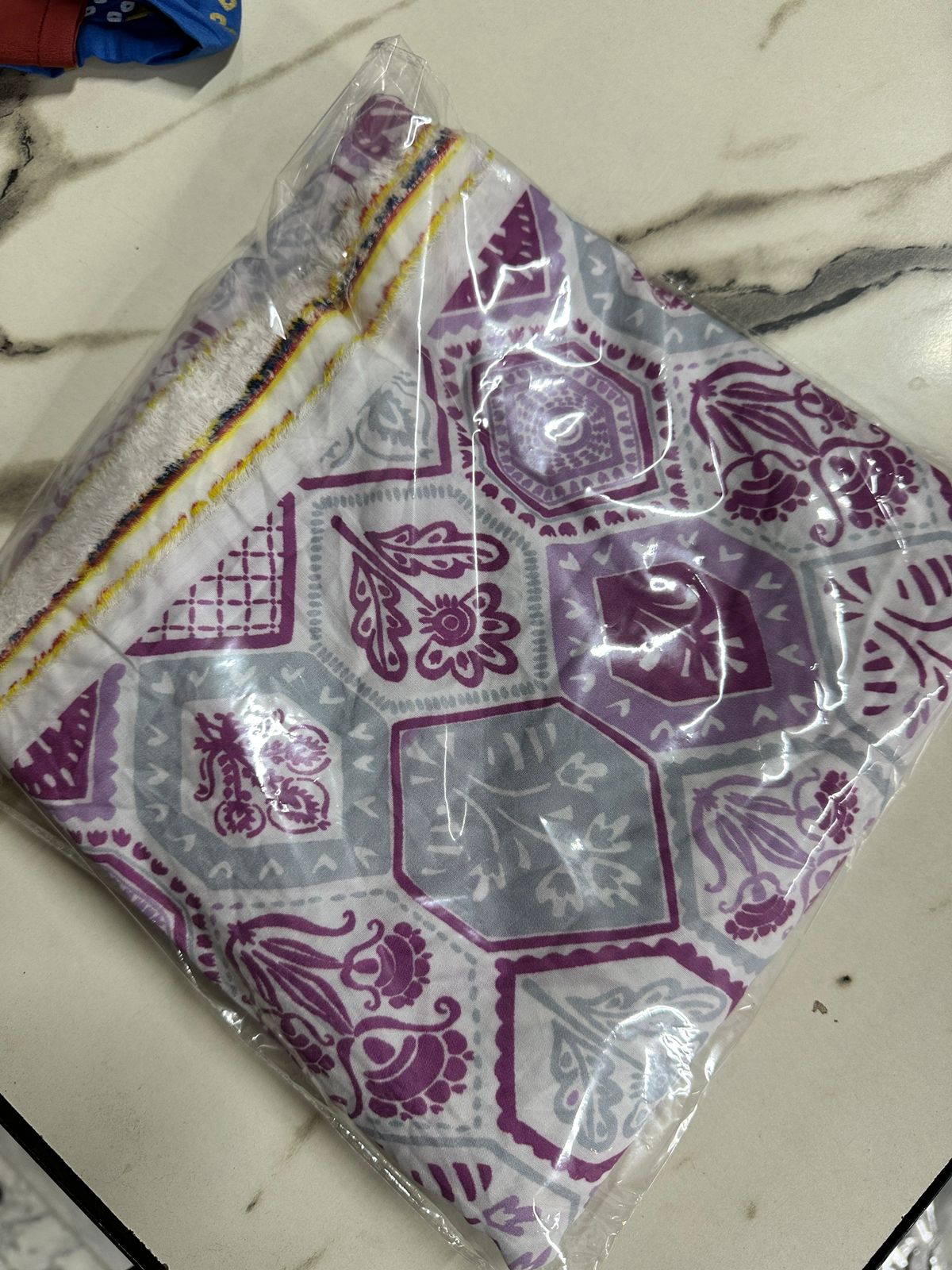 Tawakal Raw Silk Fabric with Allover 2-Piece Unstitched Suit 000764