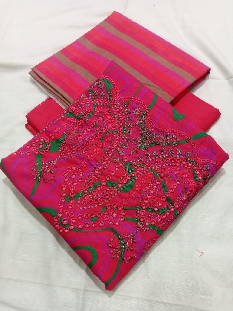 Tayyab Noor Embroidered Khaddar 3-Piece Suit -Air jet Superior Khaddar 000940