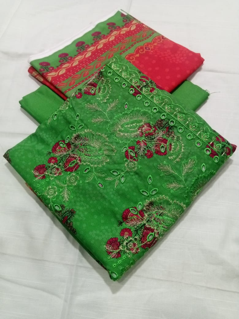 Tayyab Noor Embroidered Khaddar 3-Piece Suit -Air jet Superior Khaddar 000939