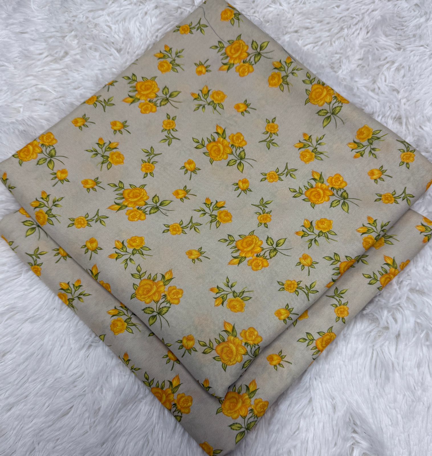 Tawakal Raw Silk Fabric with Allover 2-Piece Unstitched Suit 000969