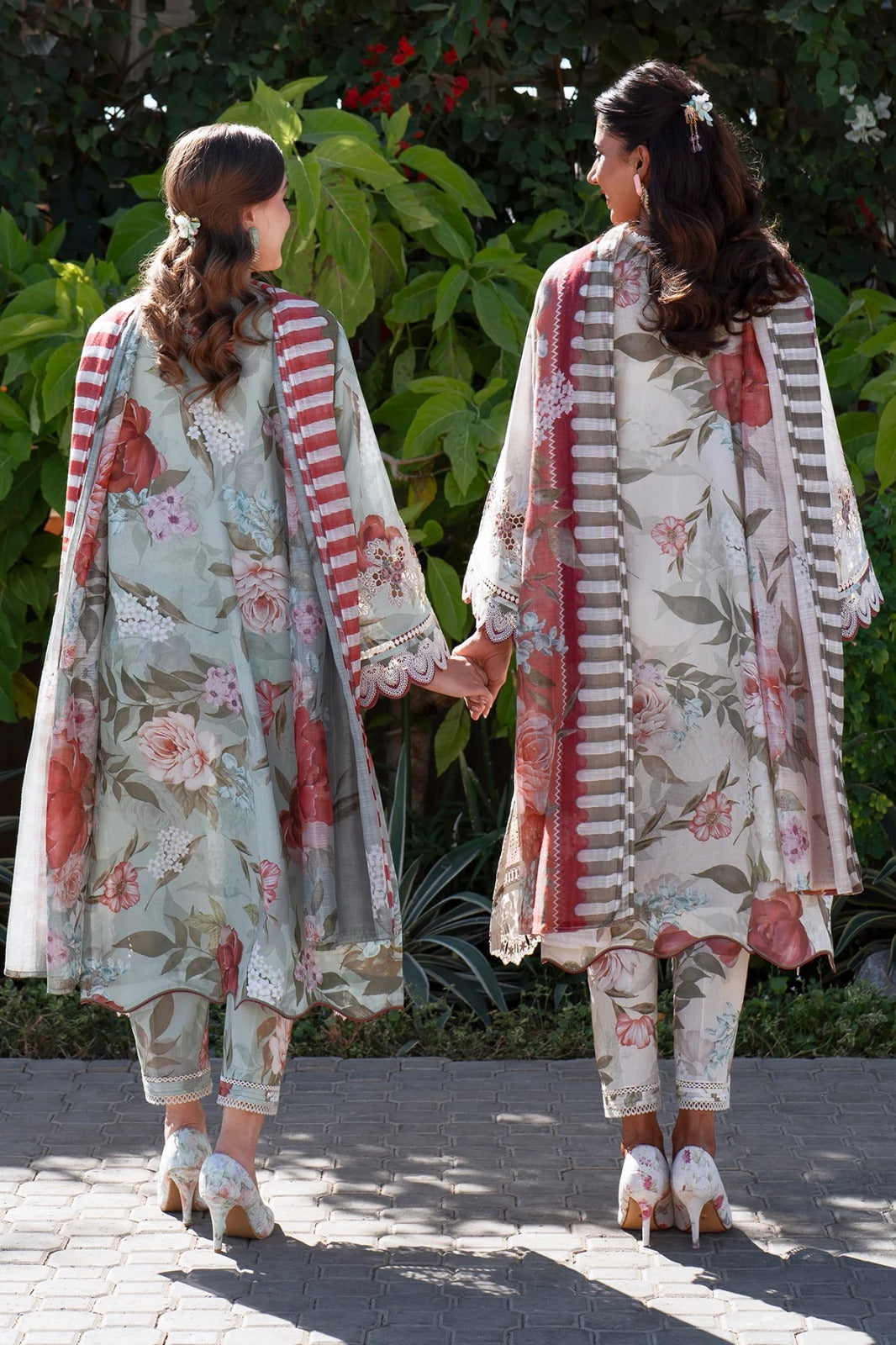 Baroque EMBROIDERED Unstitched Lawn 3 Pcs UF-4070