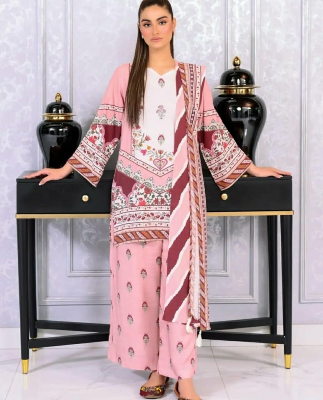 Shanaya 3Pcs Printed Unstitched Lawn 001232