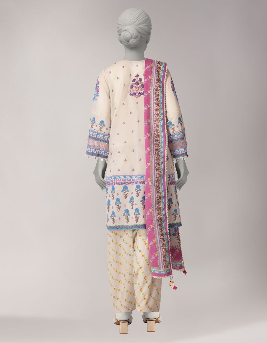 J. Original Lawn 3-Piece Printed Summer Collection 001635