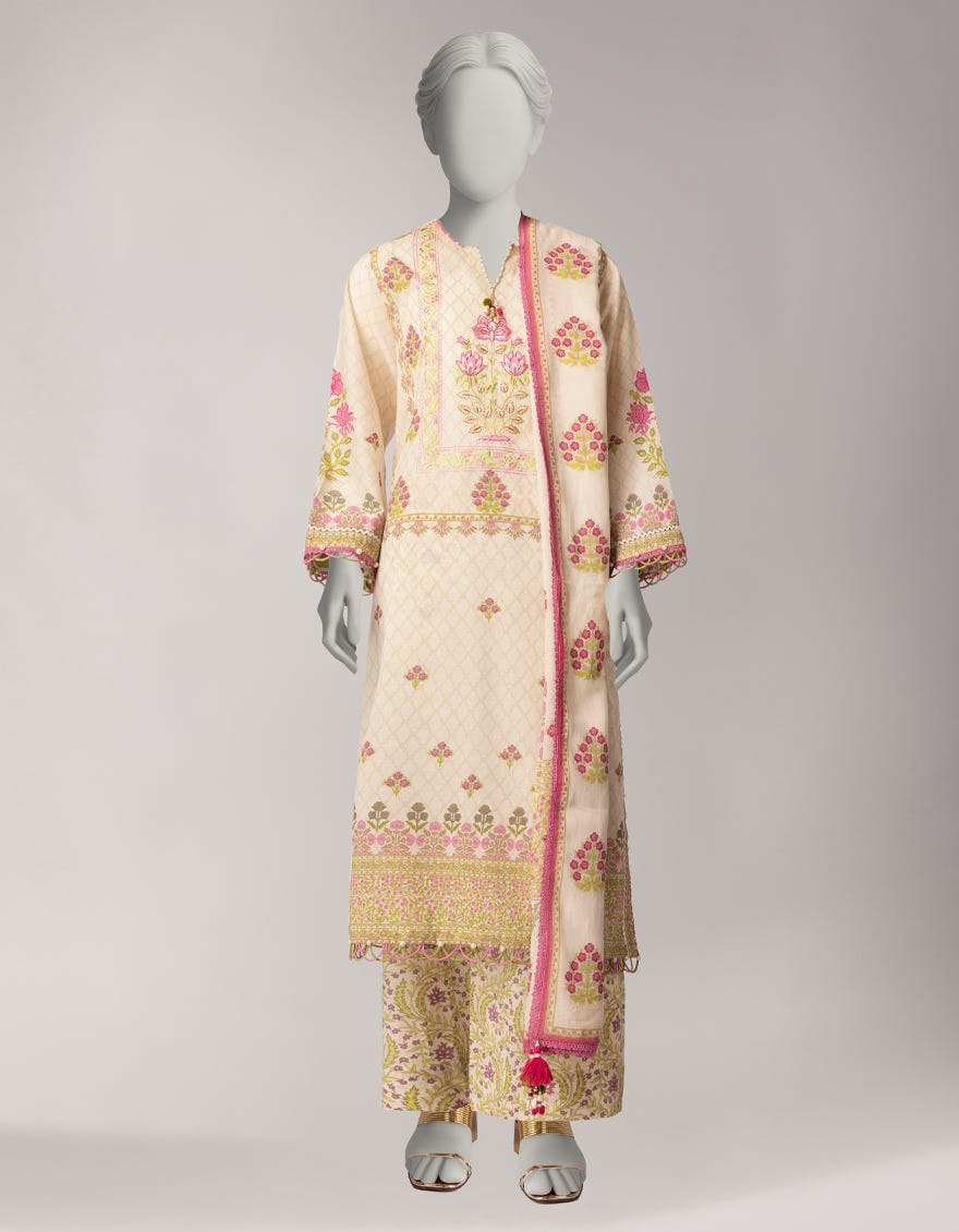 J. Original Lawn 3-Piece Printed Summer Collection 001646