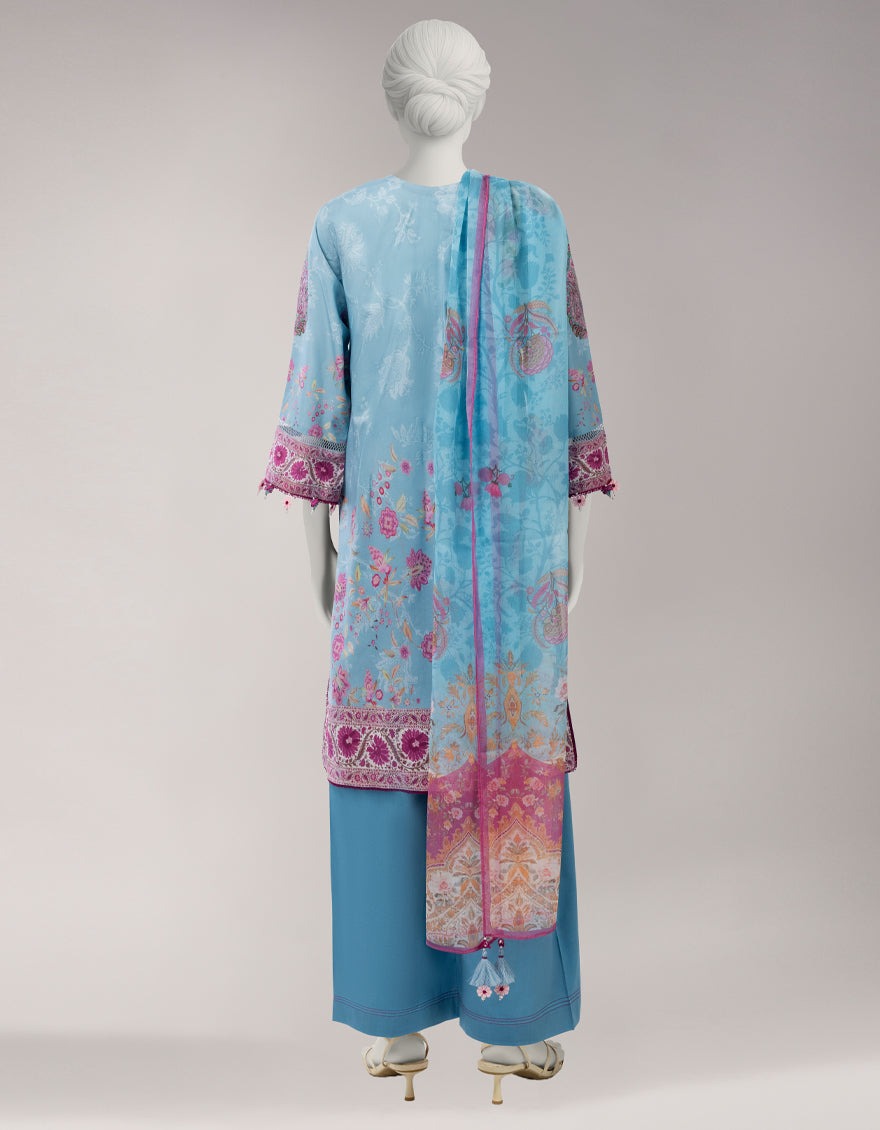 J. Original Lawn 3-Piece Printed Summer Collection 001731