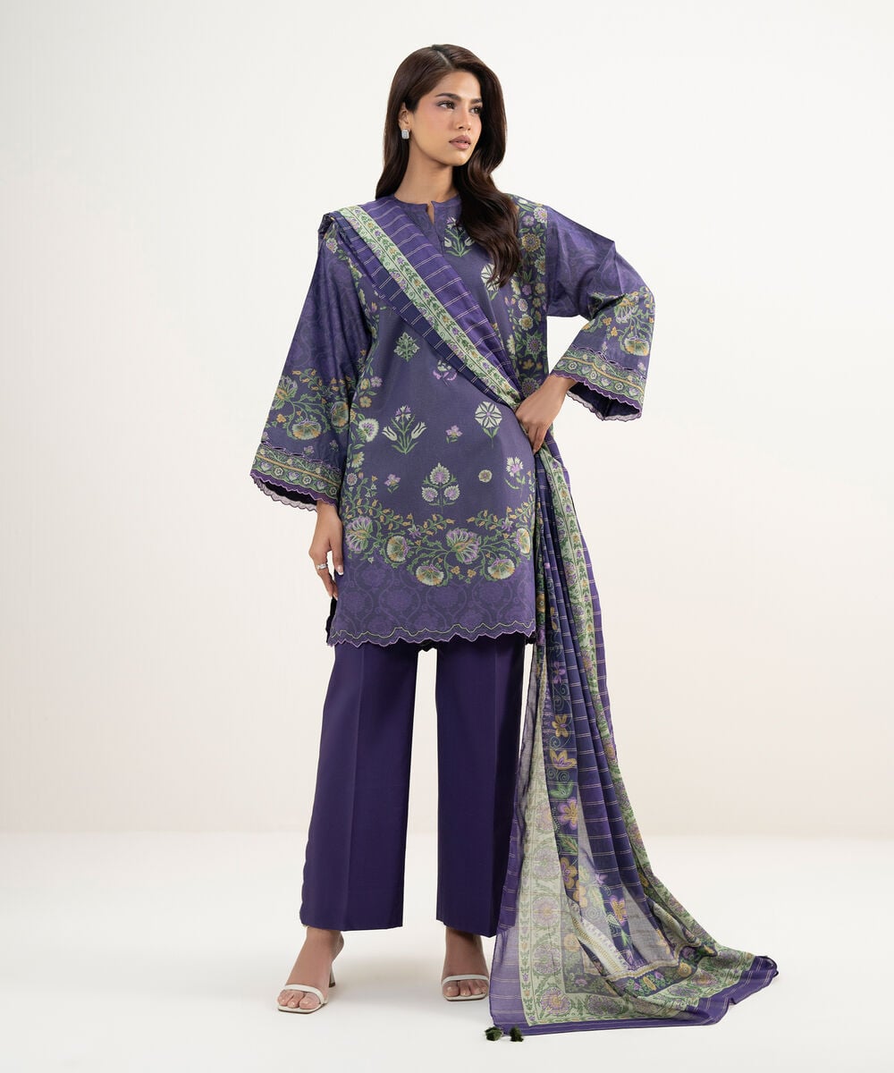 Sukoon By Sapphire Digital Printed Lawn 3PC