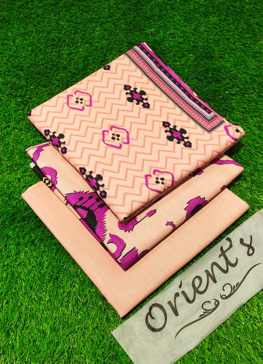 Orient Original Khadder 3PC Printed Unstitched 001814