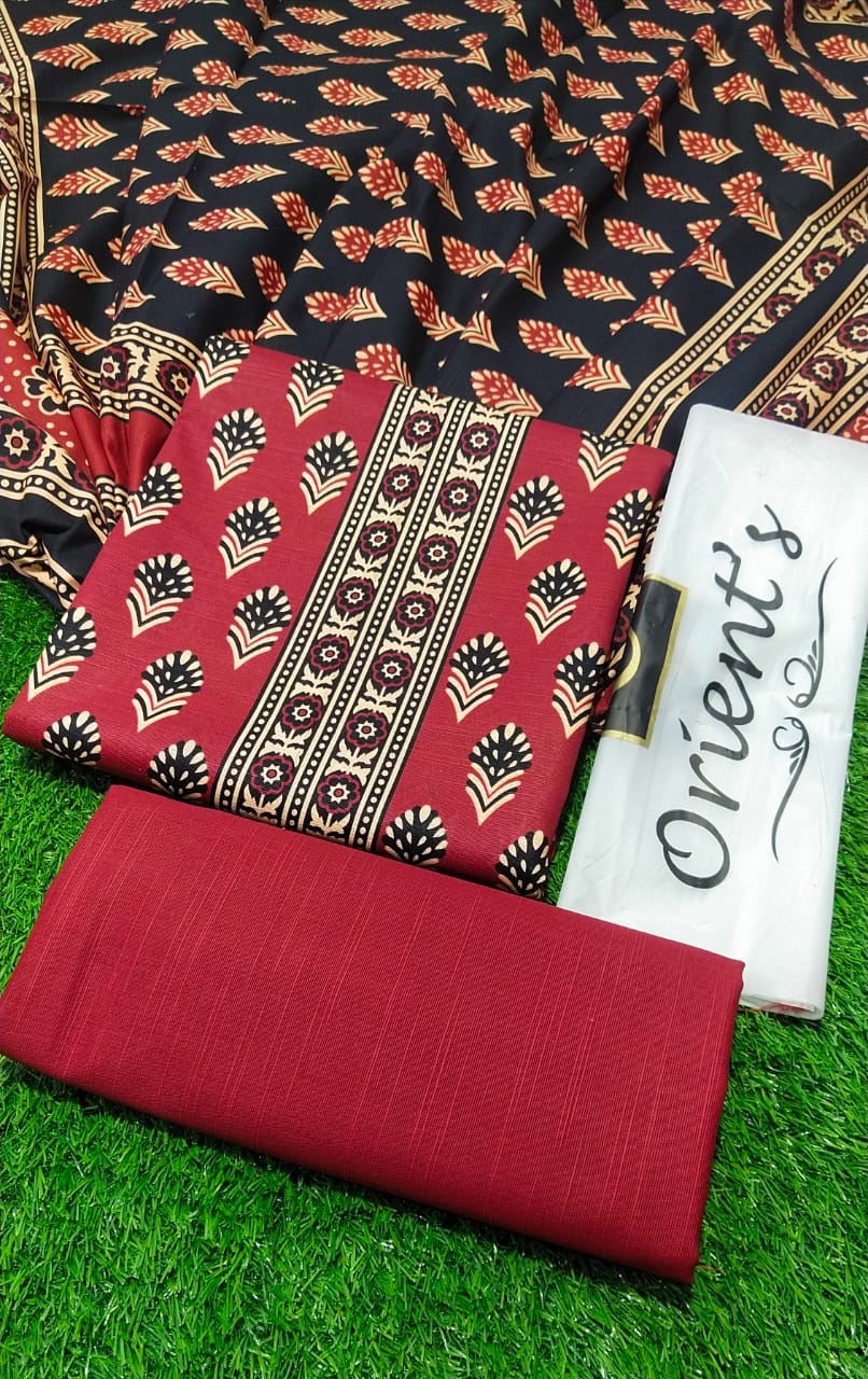 Orient Original Khadder 3PC Printed Unstitched 001860
