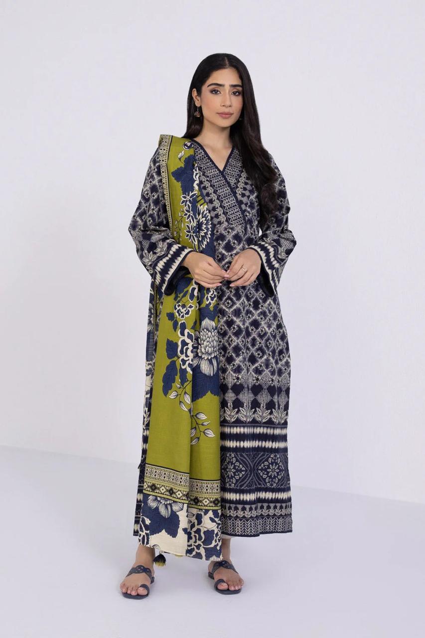 Saphire Printed Lawn 3Pcs Unstitched Suits 0001264