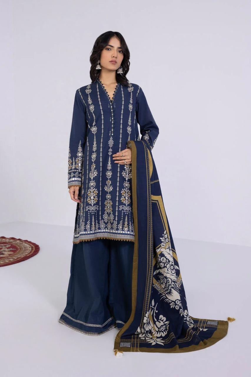 Saphire Printed Lawn 3Pcs Unstitched Suits 0001269