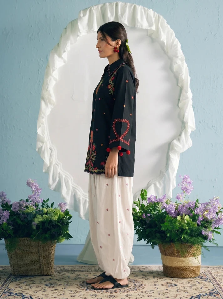 Zartaj by Elbellara Fully Embroidered Khaddar 2-Piece Suit