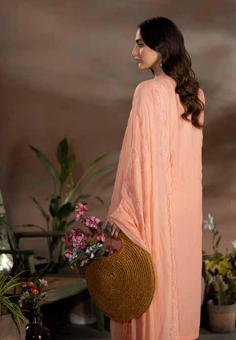 Chikankari shiffli Embroriderd lawn collection with embroidered chiffon dupatta
