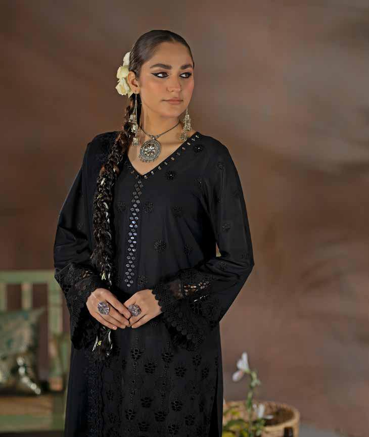 Chikankari shiffli Embroriderd lawn collection with embroidered chiffon dupatta