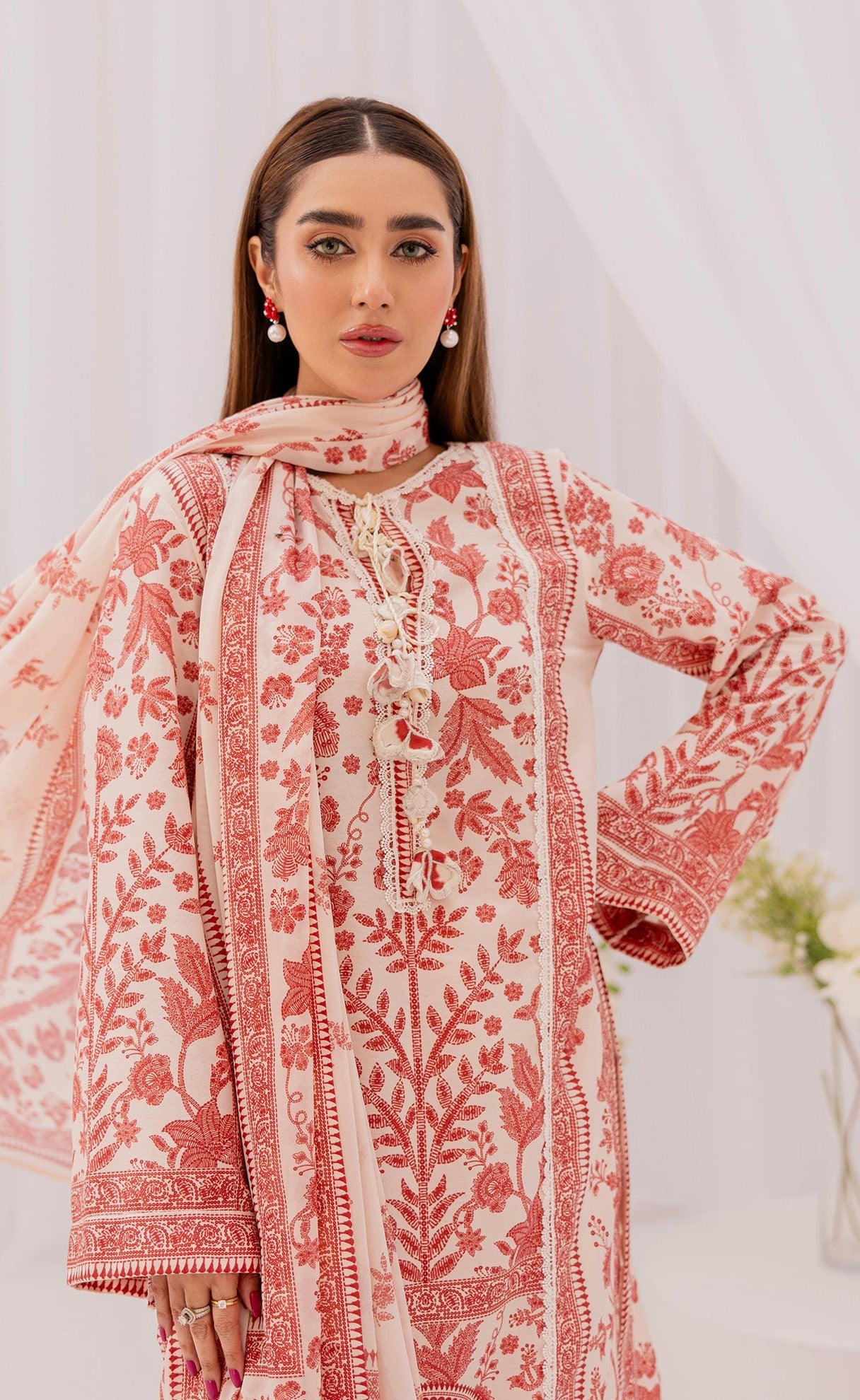AZMIN CASUAL EMBROIDERED Unstitched Lawn 3 Pcs