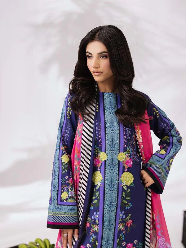 CoCo Premium 3Pcs Lawn With Digital Printed Shirt And Trouser 001023