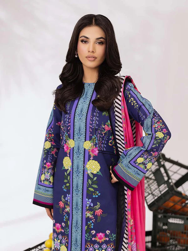 CoCo Premium 3Pcs Lawn With Digital Printed Shirt And Trouser 001023