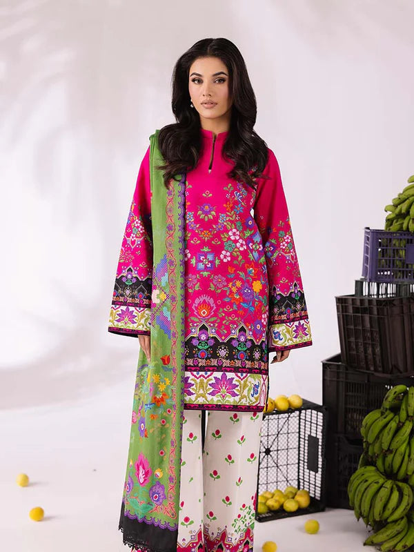 CoCo Premium 3Pcs Lawn With Digital Printed Shirt And Trouser 001024