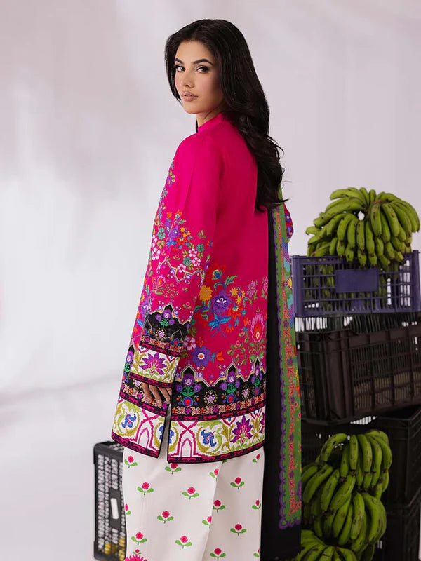 CoCo Premium 3Pcs Lawn With Digital Printed Shirt And Trouser 001024