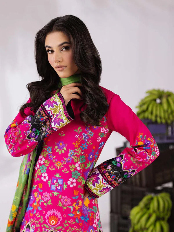 CoCo Premium 3Pcs Lawn With Digital Printed Shirt And Trouser 001024