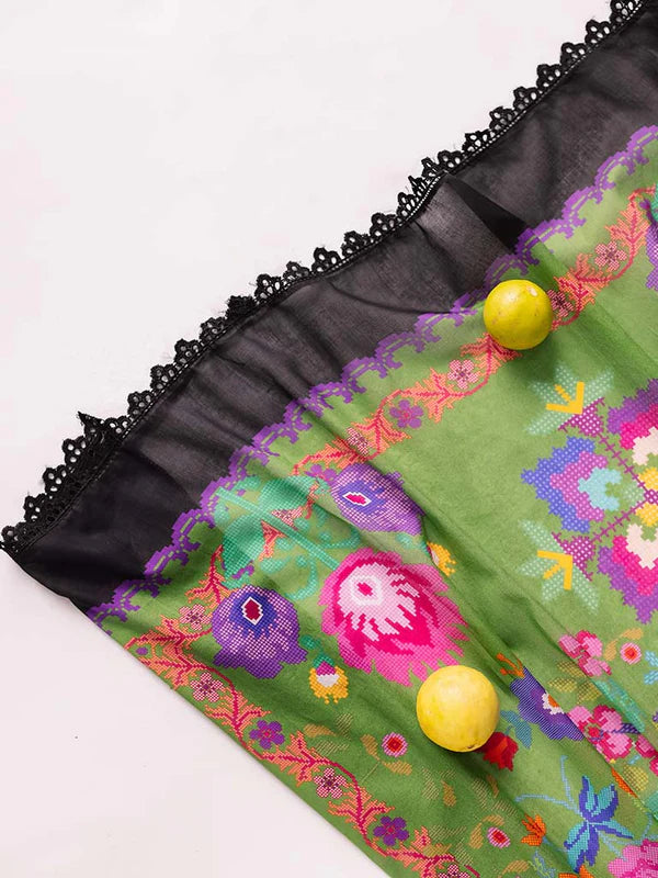 CoCo Premium 3Pcs Lawn With Digital Printed Shirt And Trouser 001024