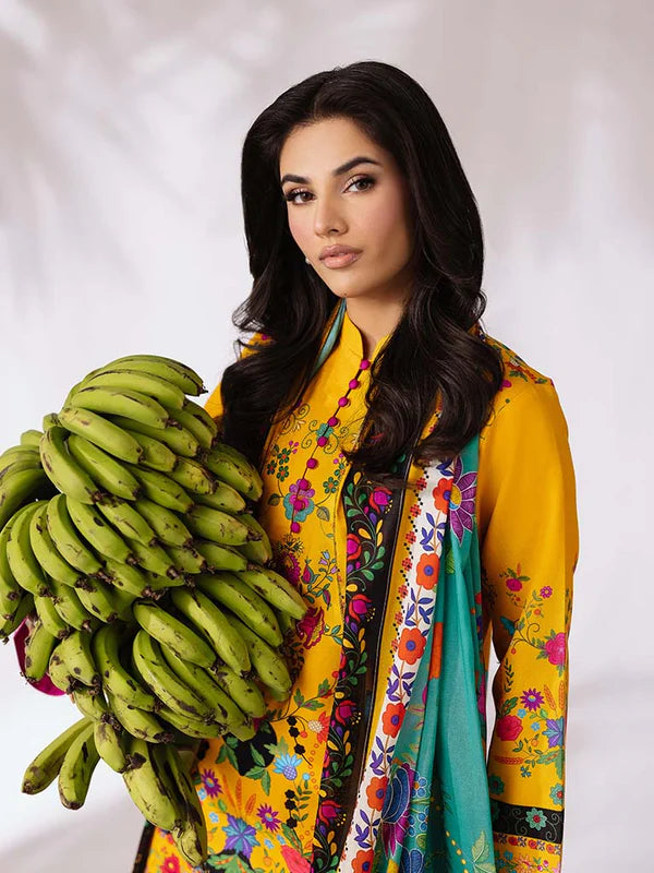 CoCo Premium 3Pcs Lawn With Digital Printed Shirt And Trouser 001026