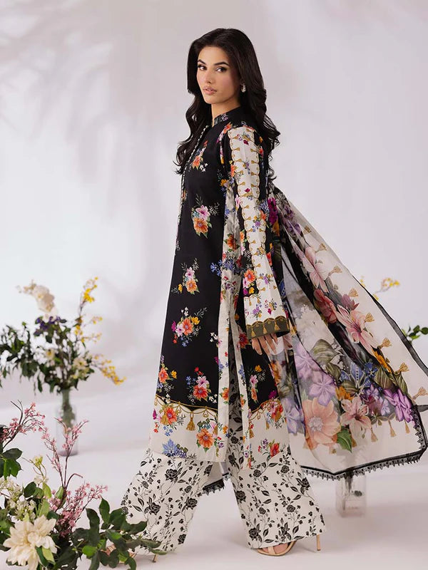 CoCo Premium 3Pcs Lawn With Digital Printed Shirt And Trouser 001025