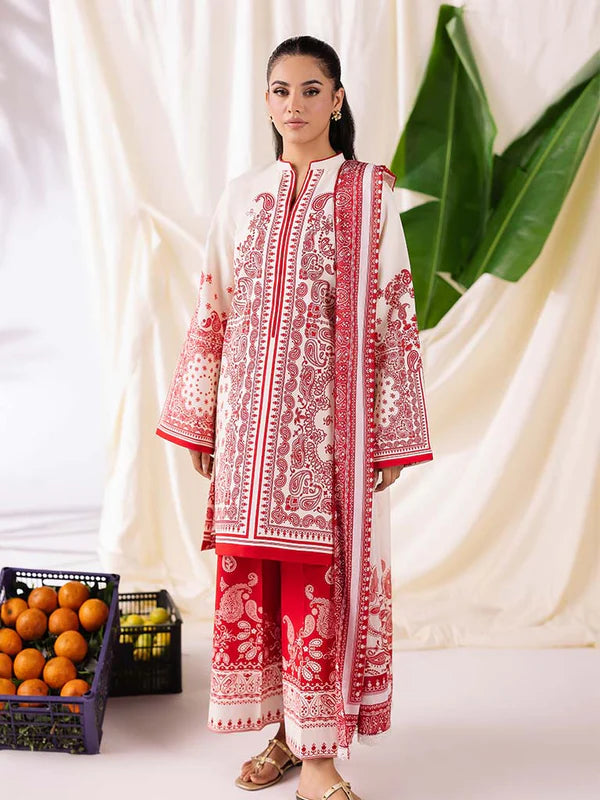 CoCo Premium 3Pcs Lawn With Digital Printed Shirt And Trouser 001030