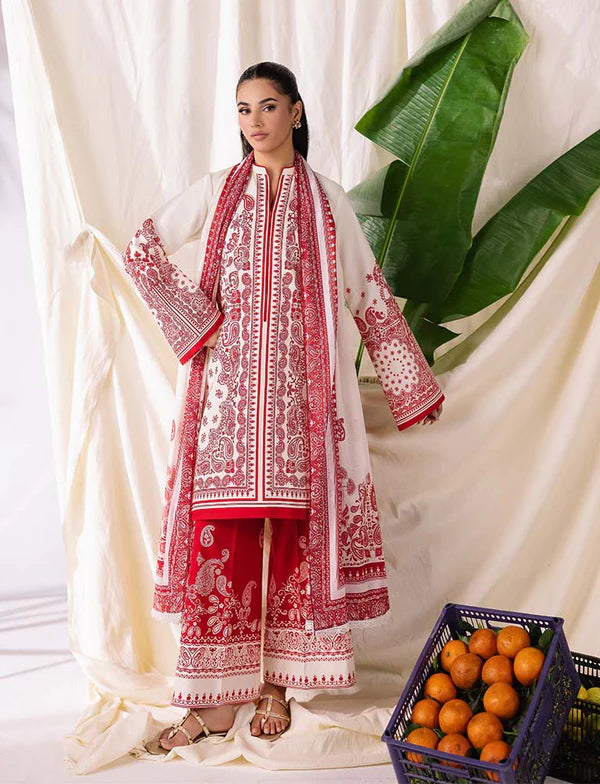 CoCo Premium 3Pcs Lawn With Digital Printed Shirt And Trouser 001030