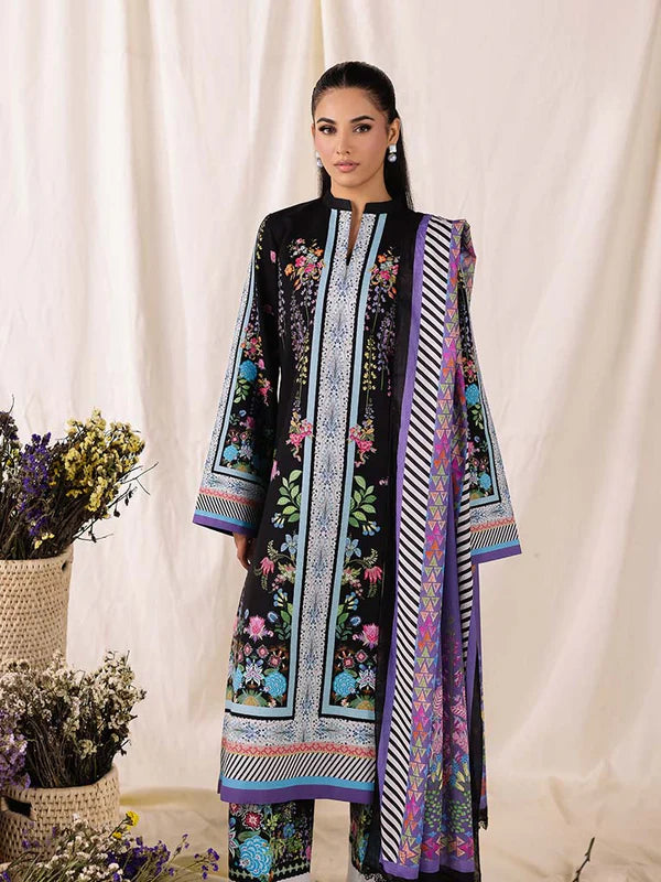 CoCo Premium 3Pcs Lawn With Digital Printed Shirt And Trouser 001028