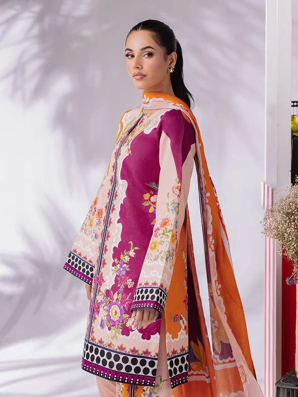 CoCo Premium 3Pcs Lawn With Digital Printed Shirt And Trouser 001032