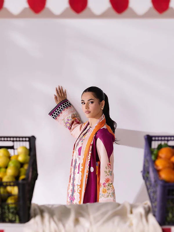 CoCo Premium 3Pcs Lawn With Digital Printed Shirt And Trouser 001032