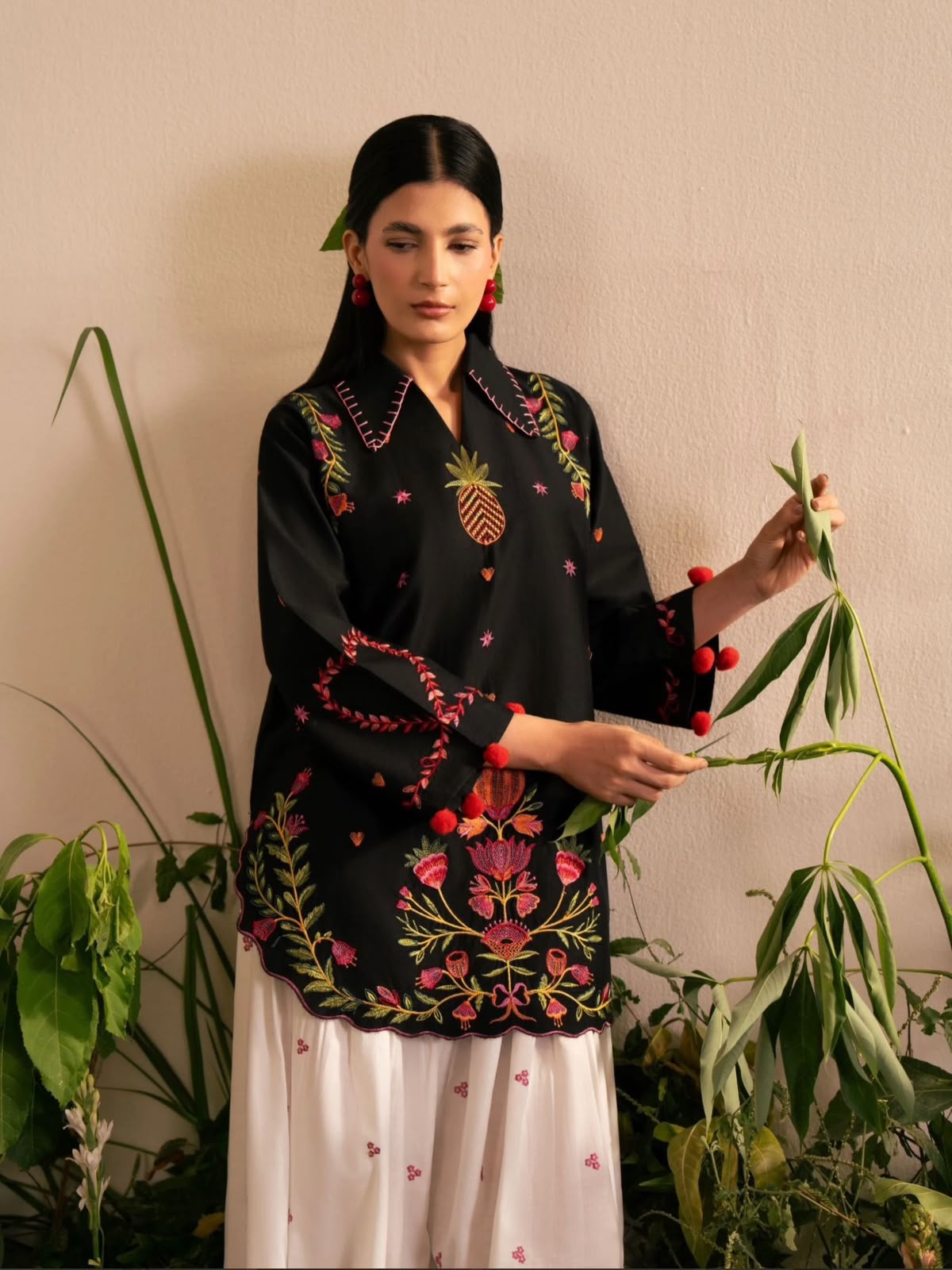 Zartaj by Elbellara Fully Embroidered Khaddar 2-Piece Stitched & UnStitched Suit