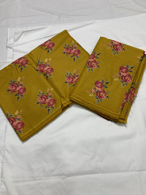 Imported Hand Paint Work All-over 2Pc Lawn Block Printed