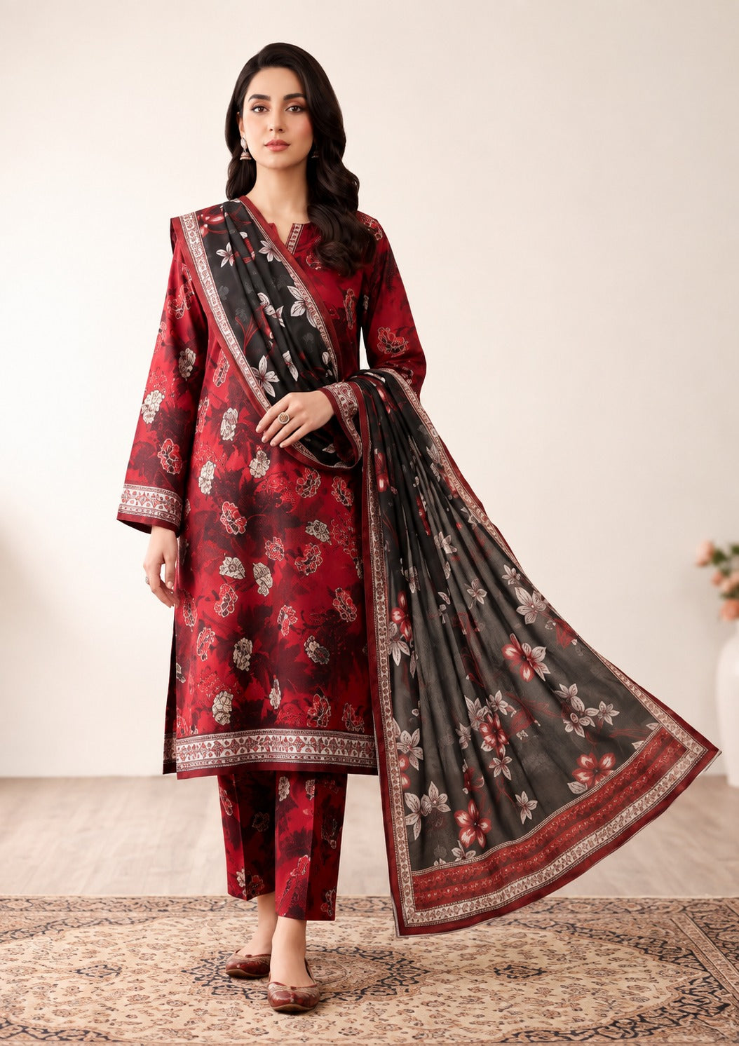 Sana Safina Premium Viscose Lelan 3 Pcs 001706