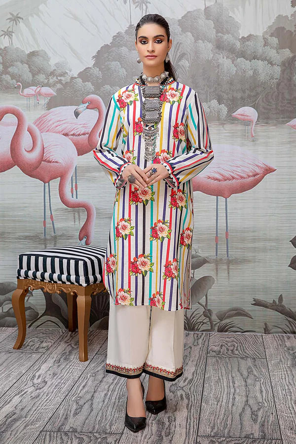 So Kamal Ready-to-Wear Embroidered Khaddar Shirt DPW-1707