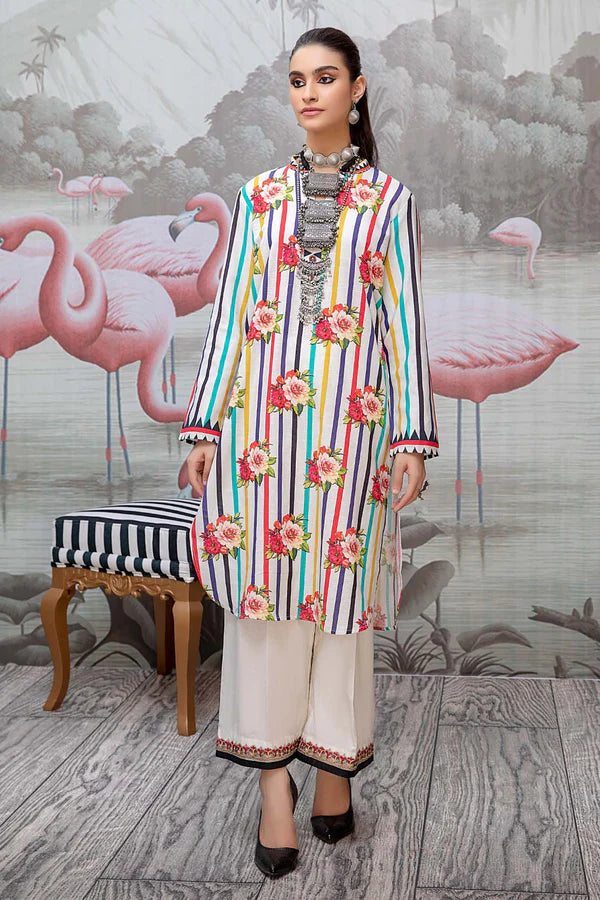 So Kamal Ready-to-Wear Embroidered Khaddar Shirt DPW-1707