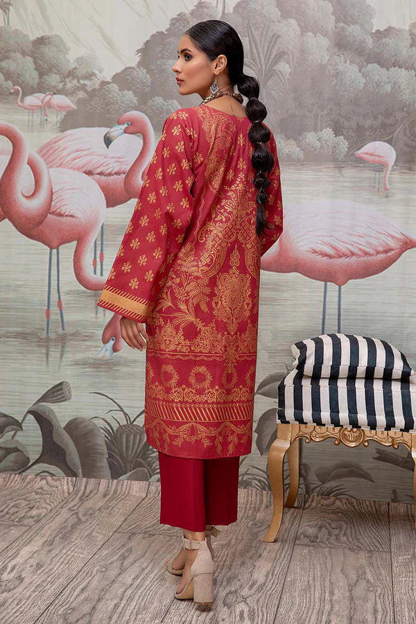 So Kamal Ready-to-Wear Embroidered Khaddar Shirt DPW-1715