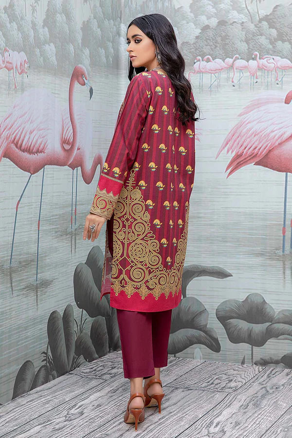 So Kamal Ready-to-Wear Embroidered Khaddar Shirt DPW-1716