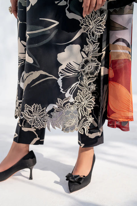 Baroque Heavy EMBROIDERED Lawn 3 Pcs UF-4060