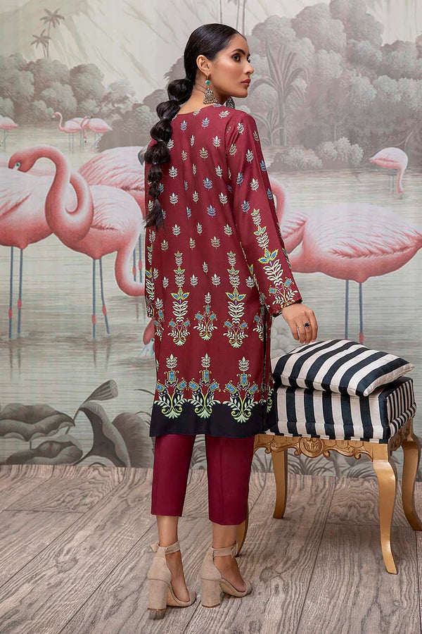So Kamal Linen Embroidered Stitched Luxury Shirt Ready to Wear DPW-1746