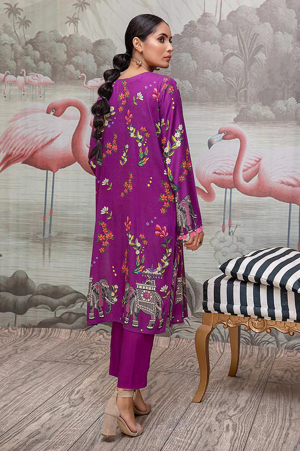 So Kamal Linen Embroidered Stitched Luxury Shirt Ready to Wear DPW-1748